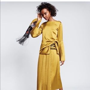 Banana Republic x Olivia Palermo Satin Top